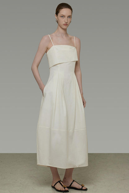 Flipped Neckline Dress