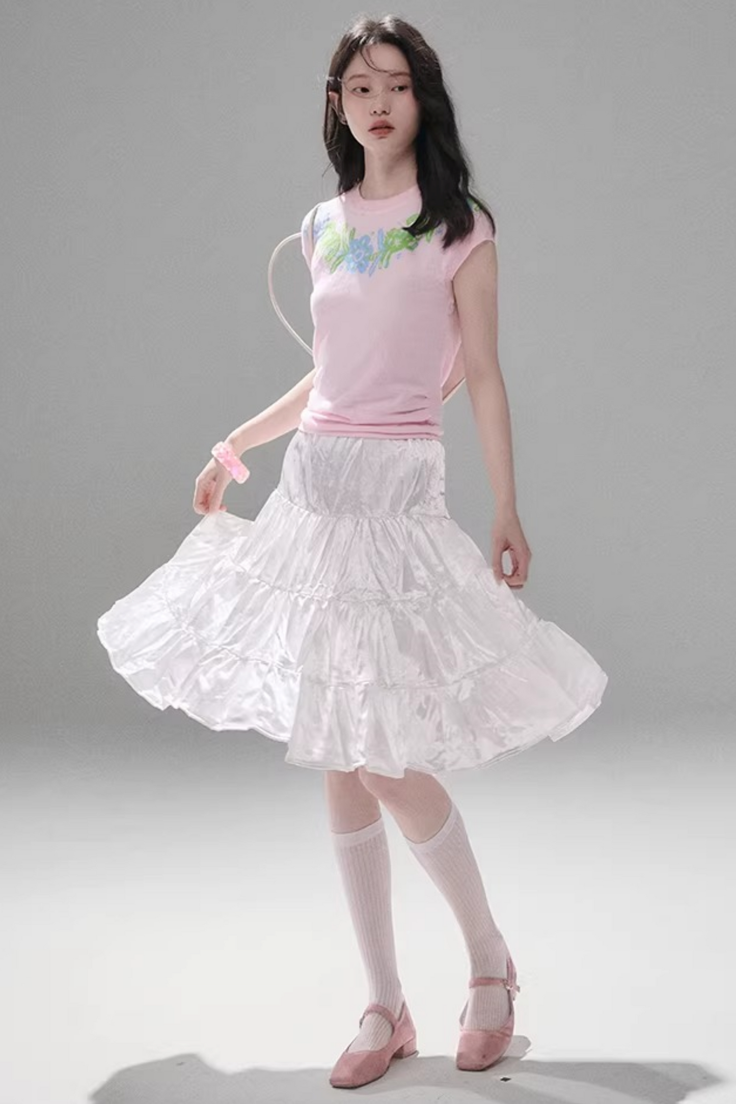 Little Horse Jacquard Cotton Top