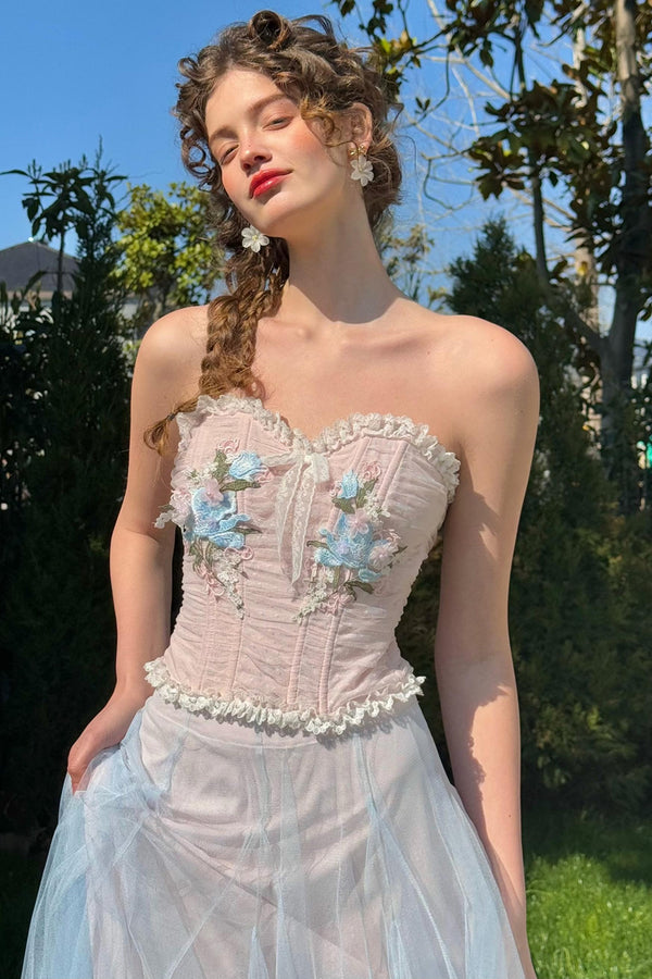 Blue Lily Bustier Set-Up