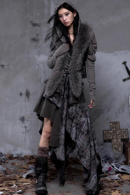 Wasteland Punk Fur Vest