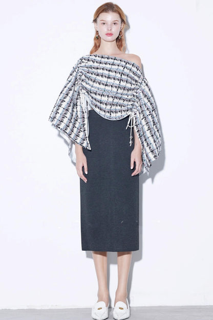 Alpaca Wool Midi Skirt