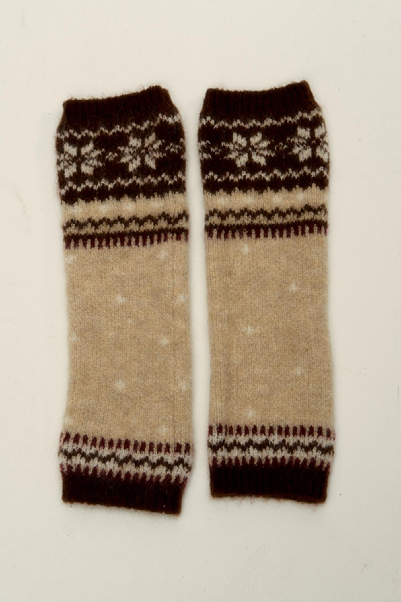 Textured Women's Fair Isle Socks