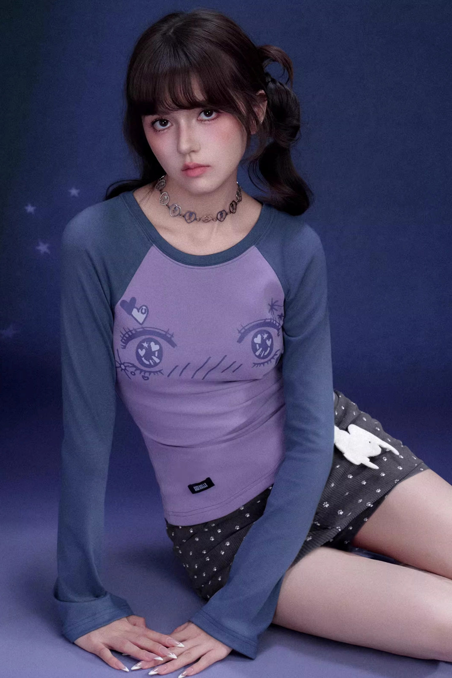 Manga Eye Raglan T-Shirt