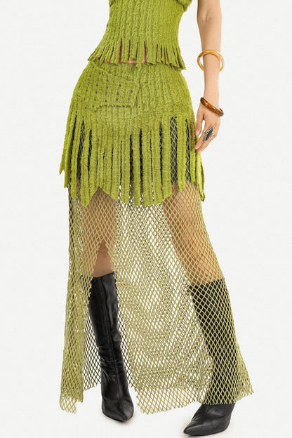 Plush Mesh Skirt Set-Up