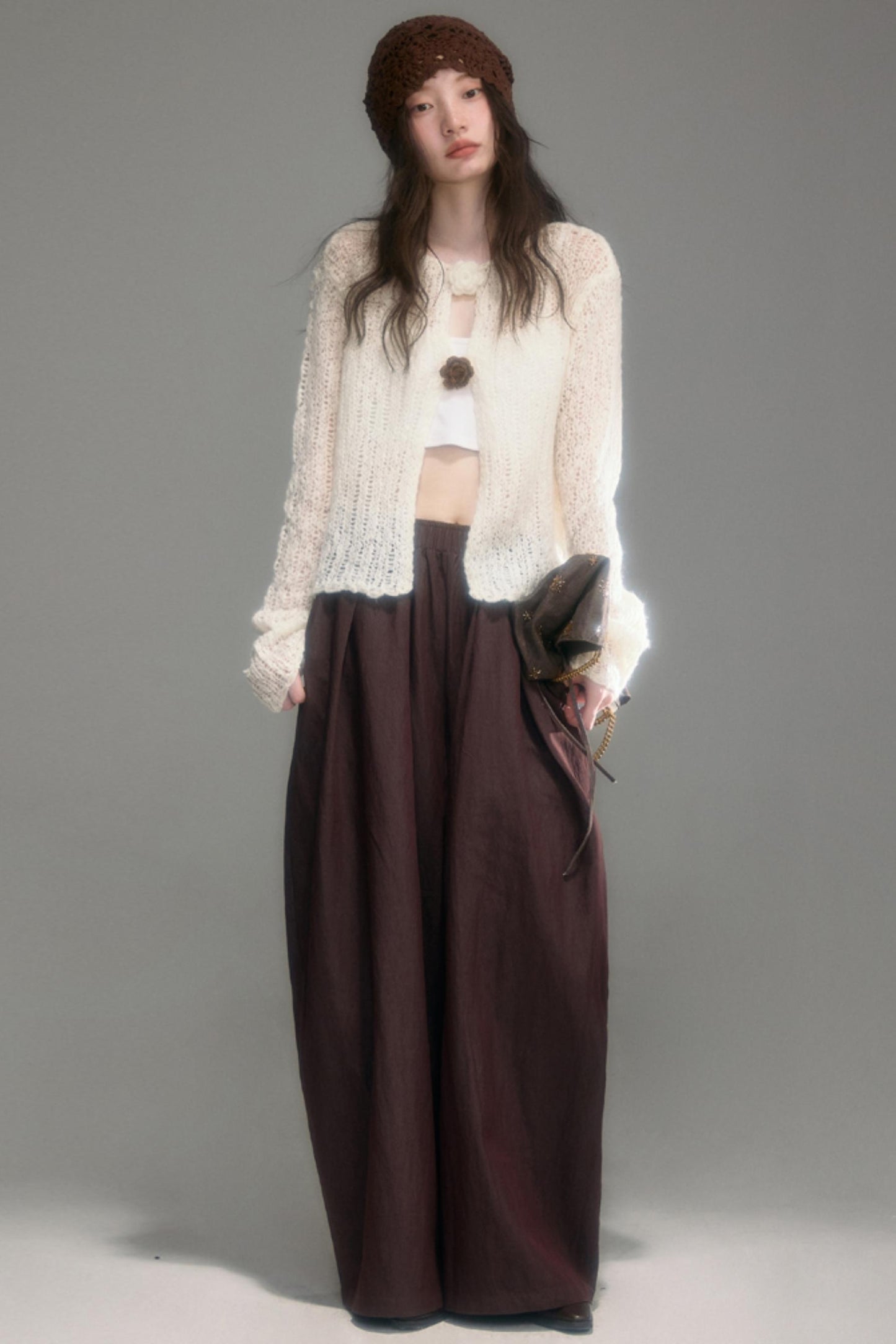 Original Floral Slim Fit Cut-Out Cardigan