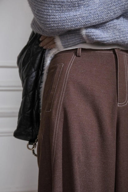 Autumn Maple Silhouette Pants