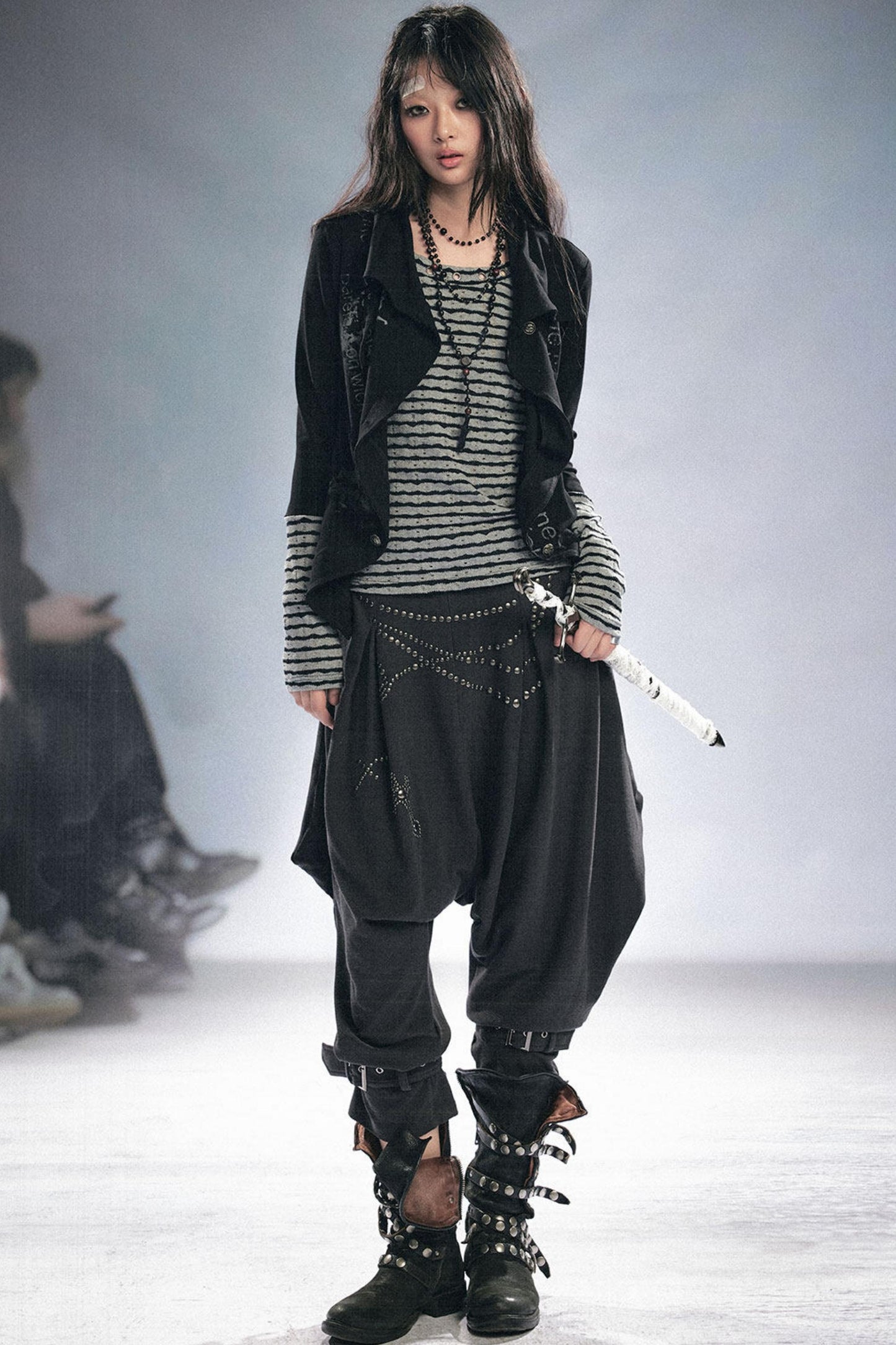 Reverse Stripes Anchor Top