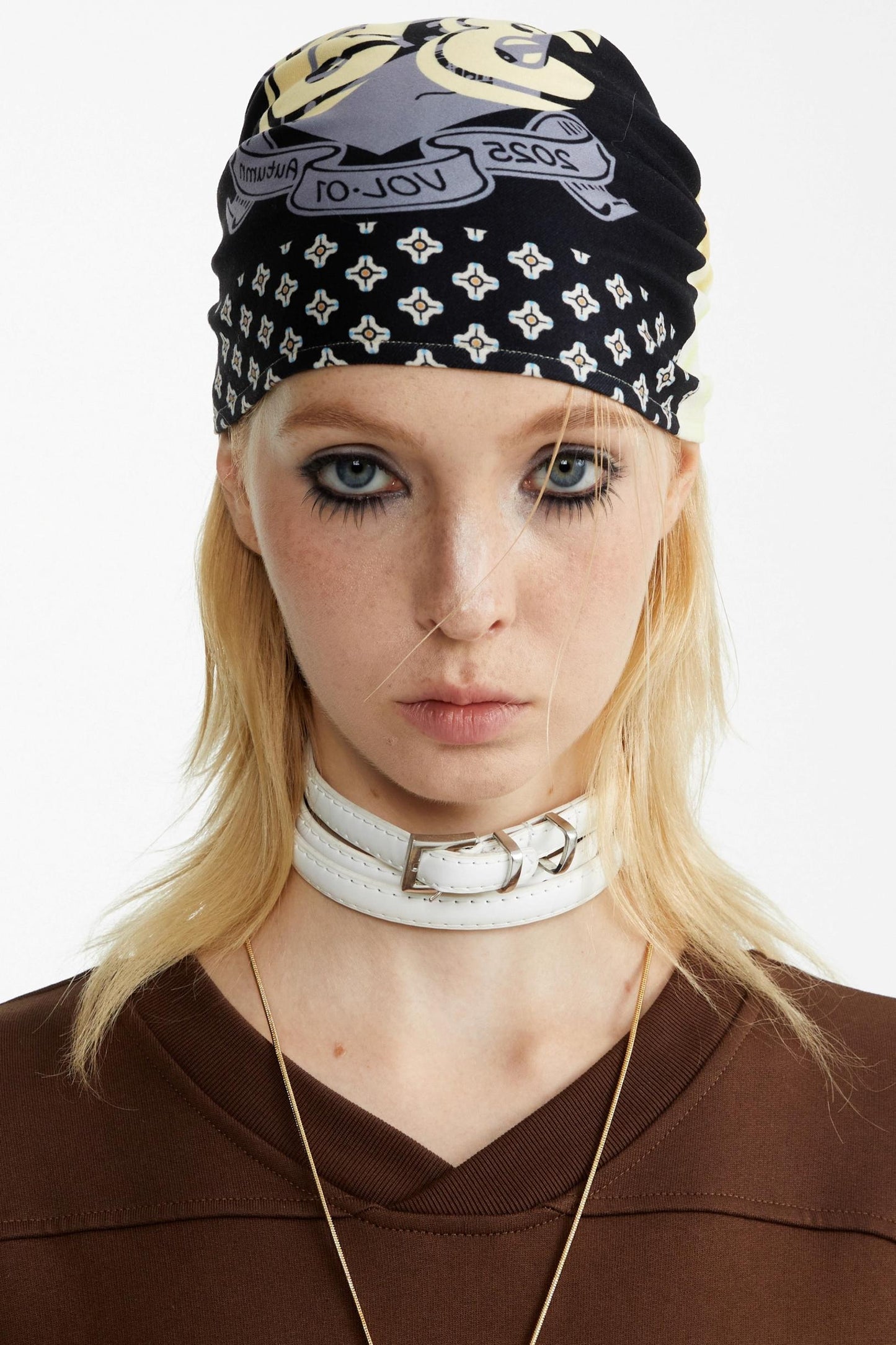 Multicolor Knitted Bandana