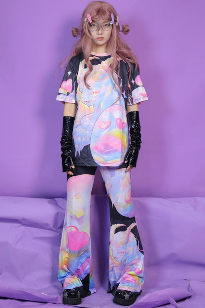 Vintage Ghost Horse Slim Top