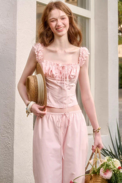 Baby Pink Cotton Comfort Set-Up