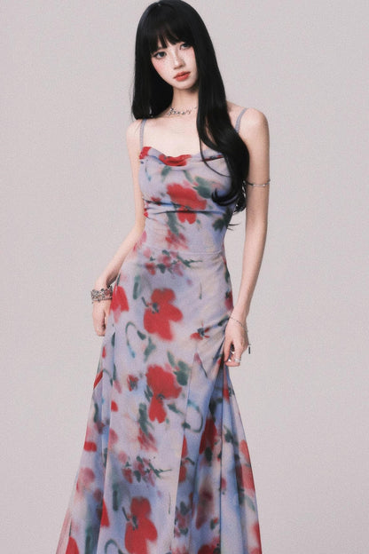 Seaside Swing Halter Dress