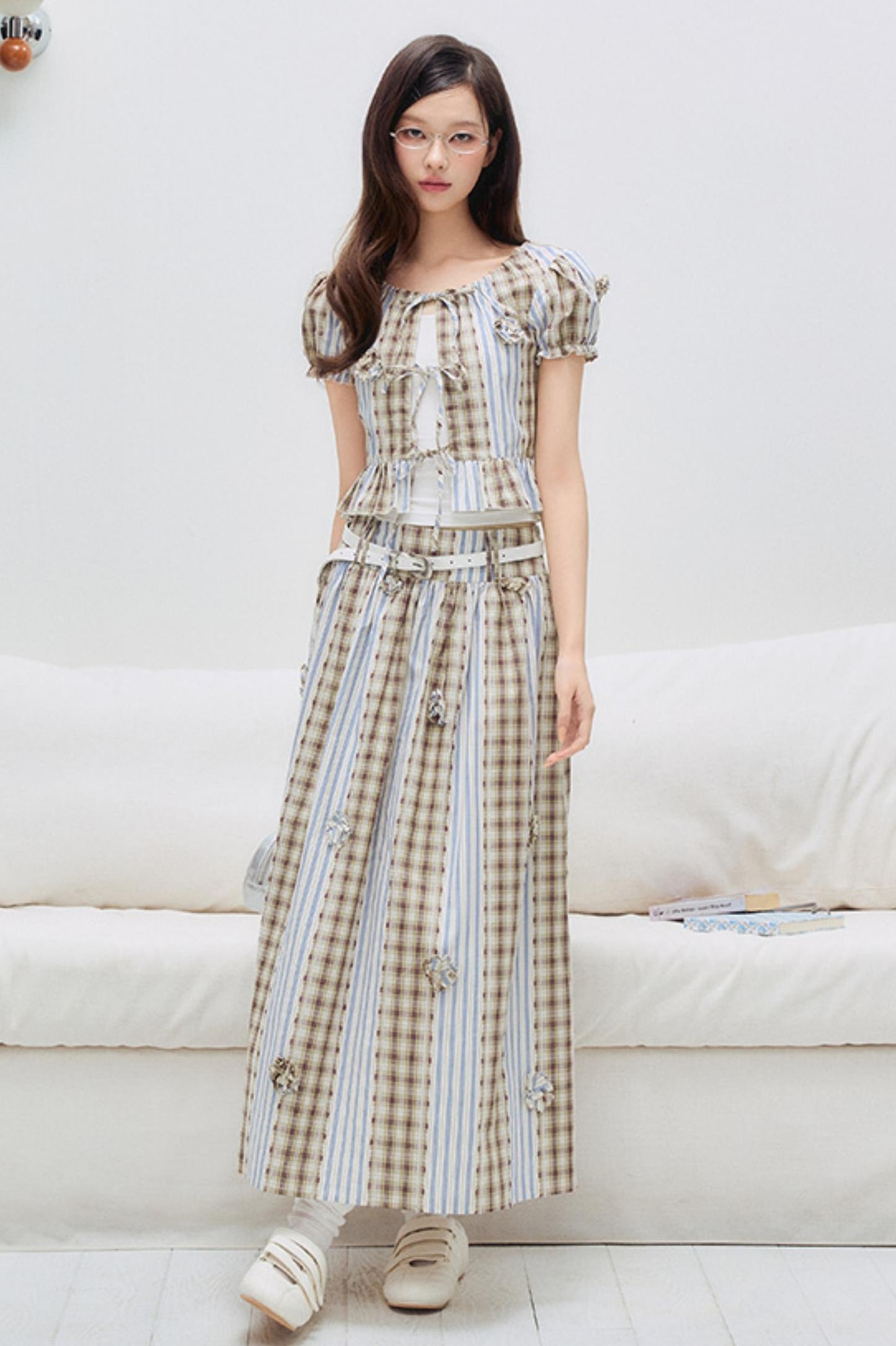 Floral Patchwork Bastier Skirt Set-Up