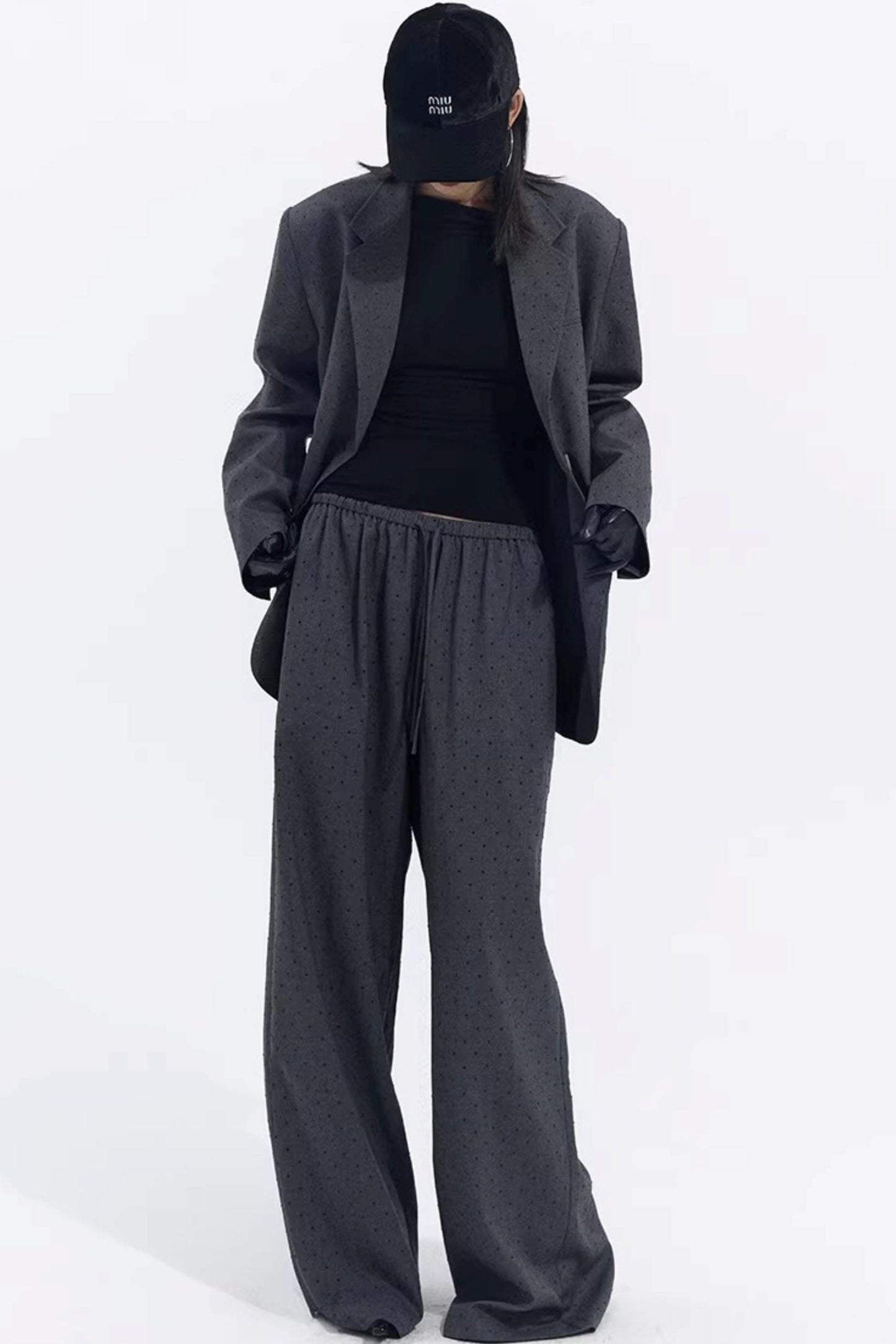 Retro Polka Dot Winter Jacket