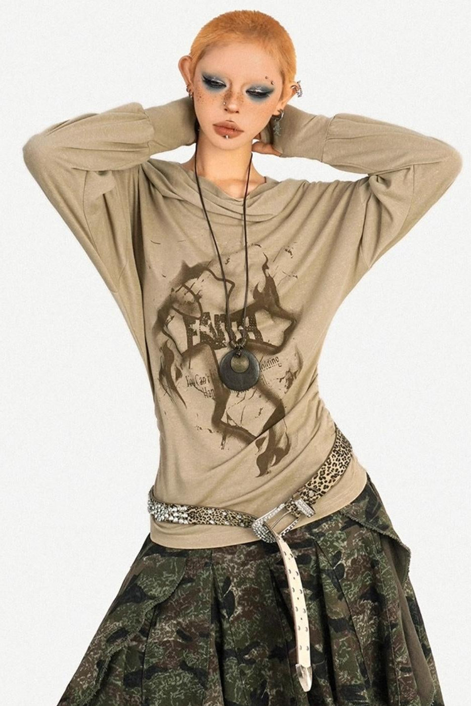 Autumn Hooded T-Shirt