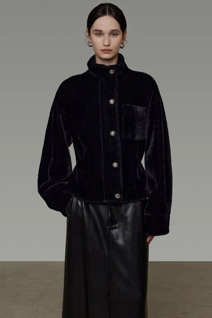 Retro Slimming Leather Skirt