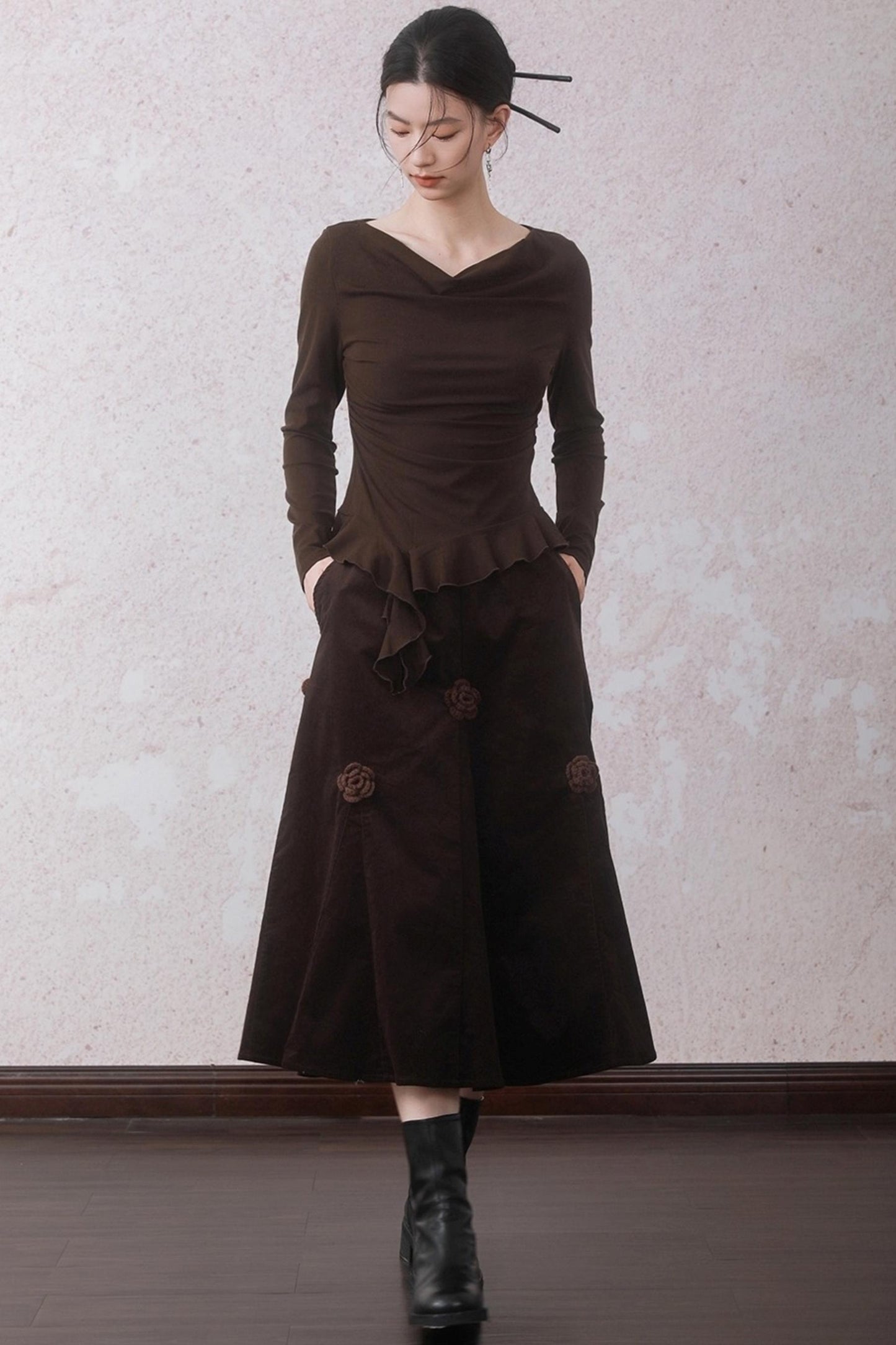 Autumn Cocoa Brown T-shirt