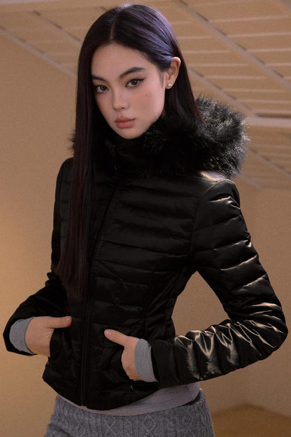 Winter Fur Collar Down Jacket