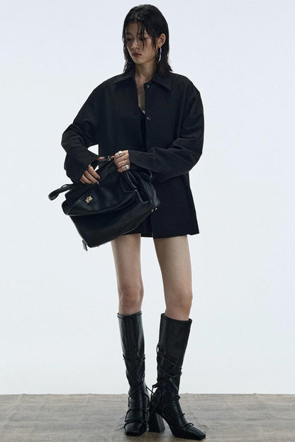 Black Silhouette Jacket