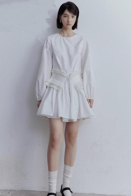 Pleated Large Swing Doll Dress