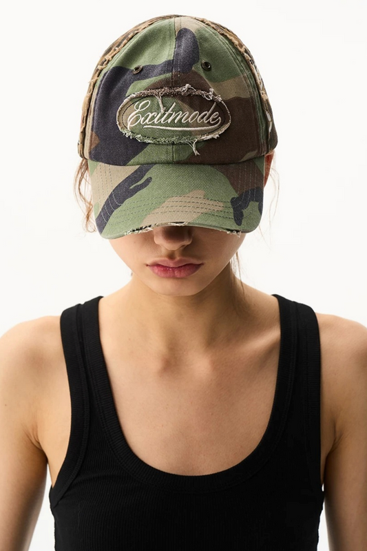 Vintage Camouflage Baseball Cap