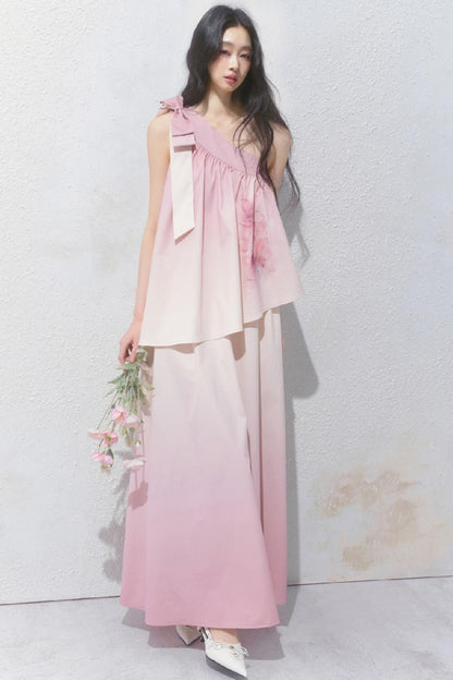 Spring Blossom Tea Dress