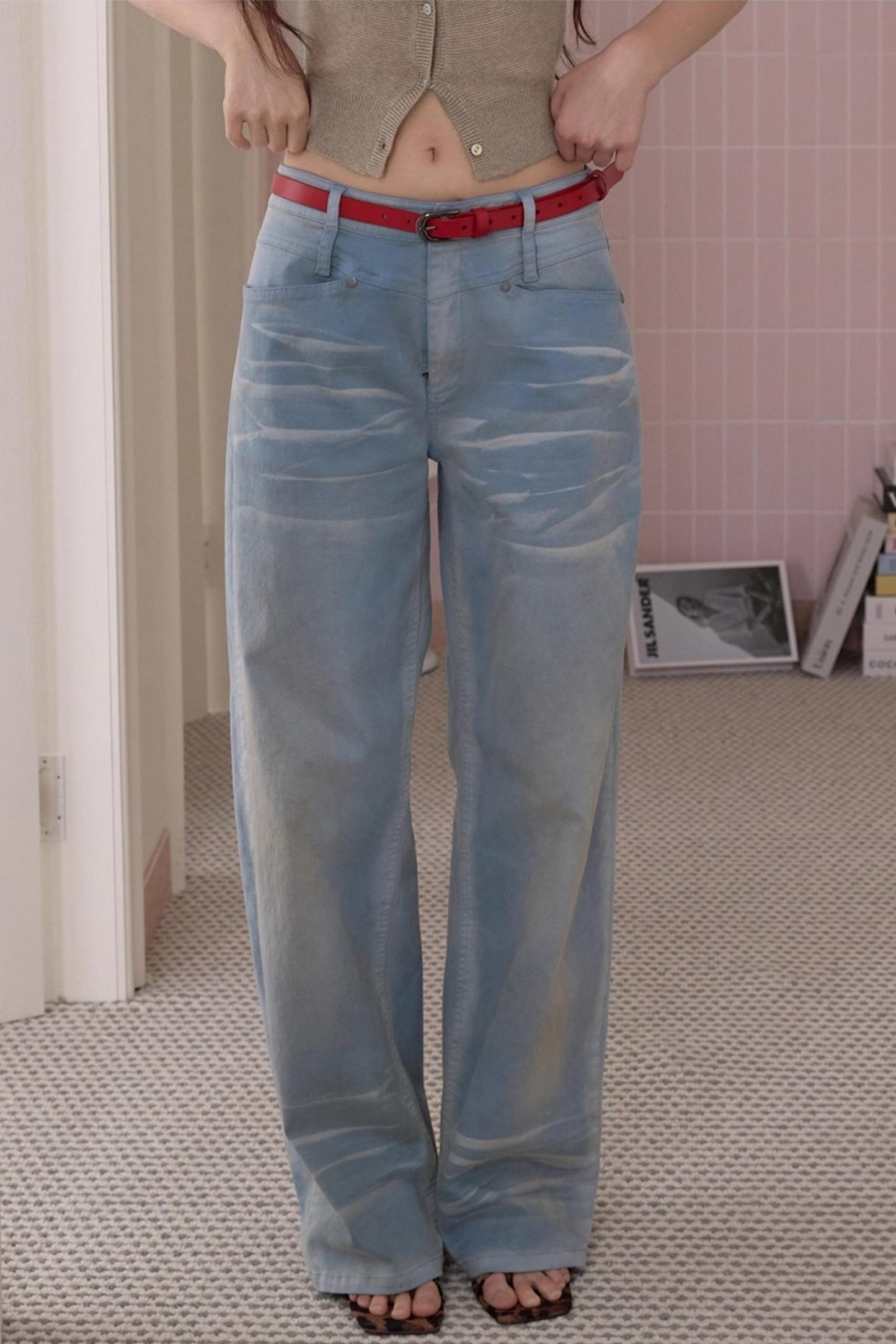 Sweet Pony Print Jeans