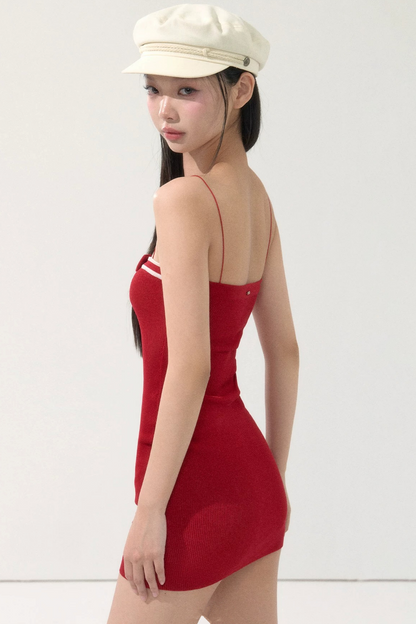 Sweet Knit Strap Dress
