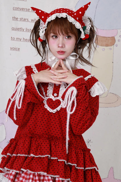 Christmas Girl Fleece Top