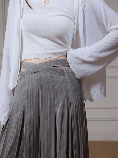 Pleated Loose Wide Pants