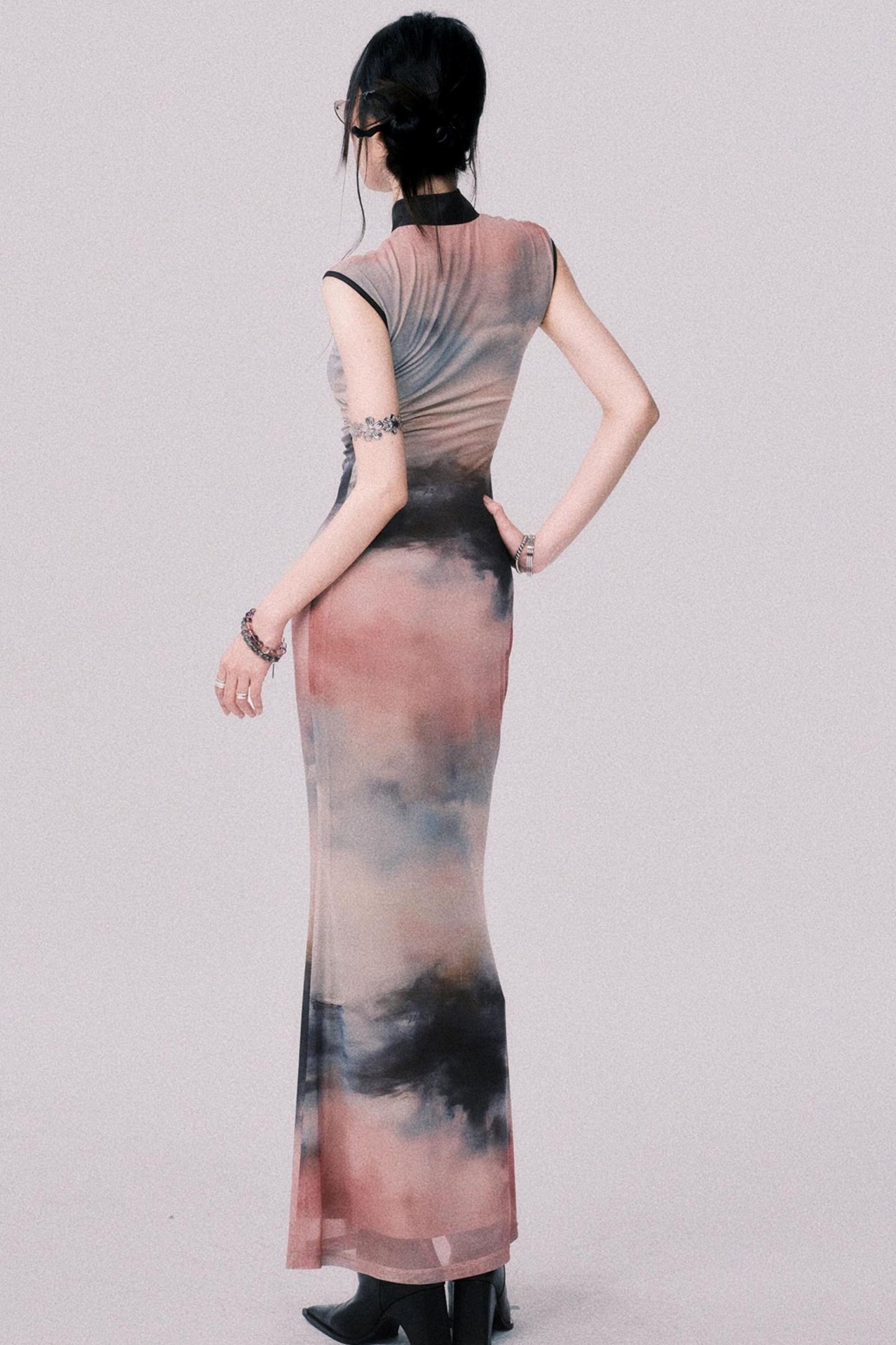 Sunset Cheongsam Dress