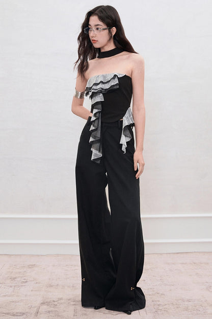 Classic Lace Halter Top