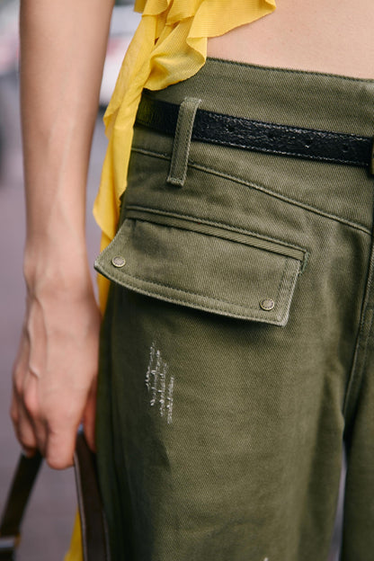 Vintage High-Waist Straight-Leg Jeans