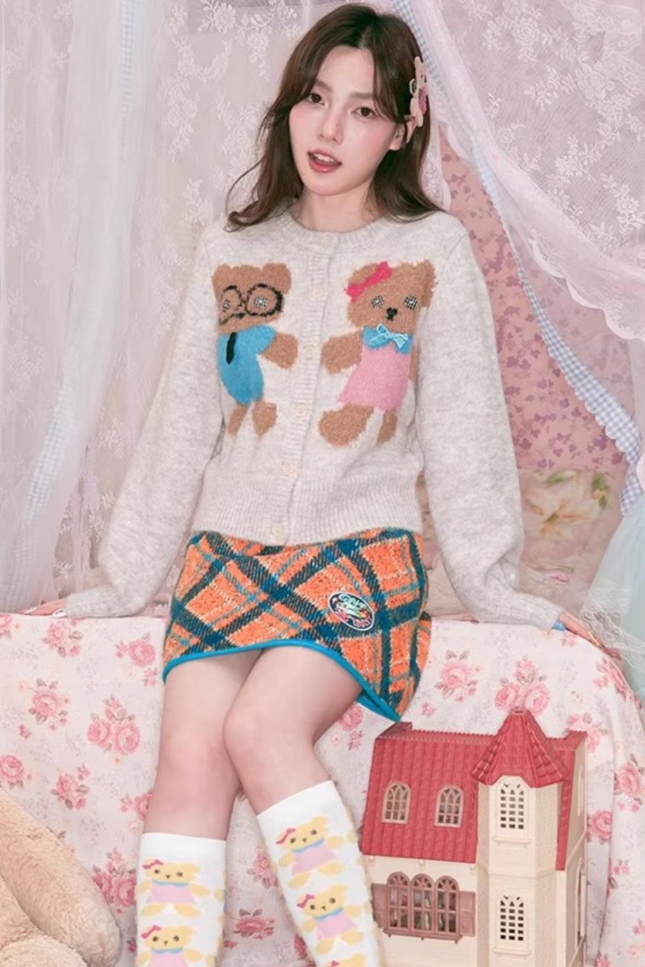 Autumn Peach Heart Skirt