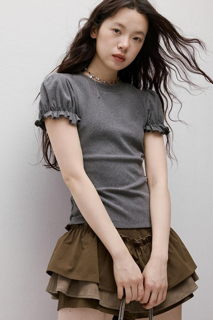 Cleanfit Puff Sleeve T-Shirt