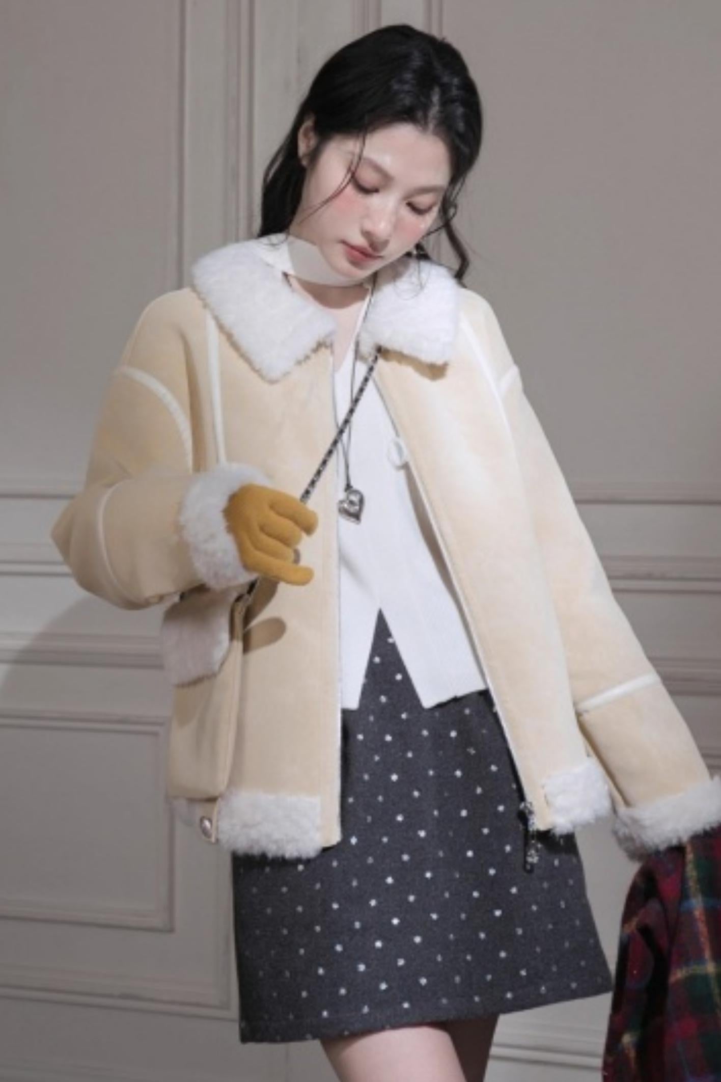 Dark Night Woolen Skirt