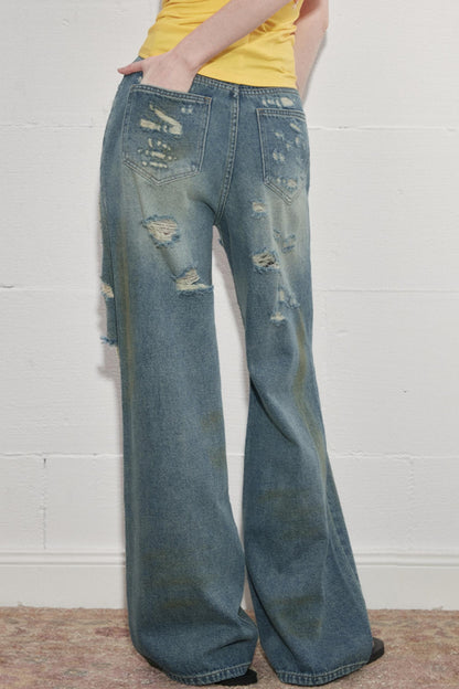 Summer Chic Distressed Jeans