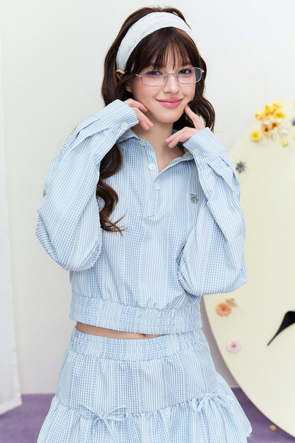 Shirt & Flare Stripe Set-Up