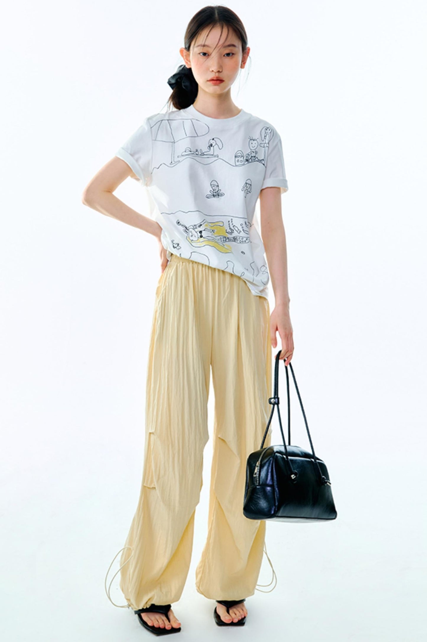 Mountain Chill Pleated Sweatpants