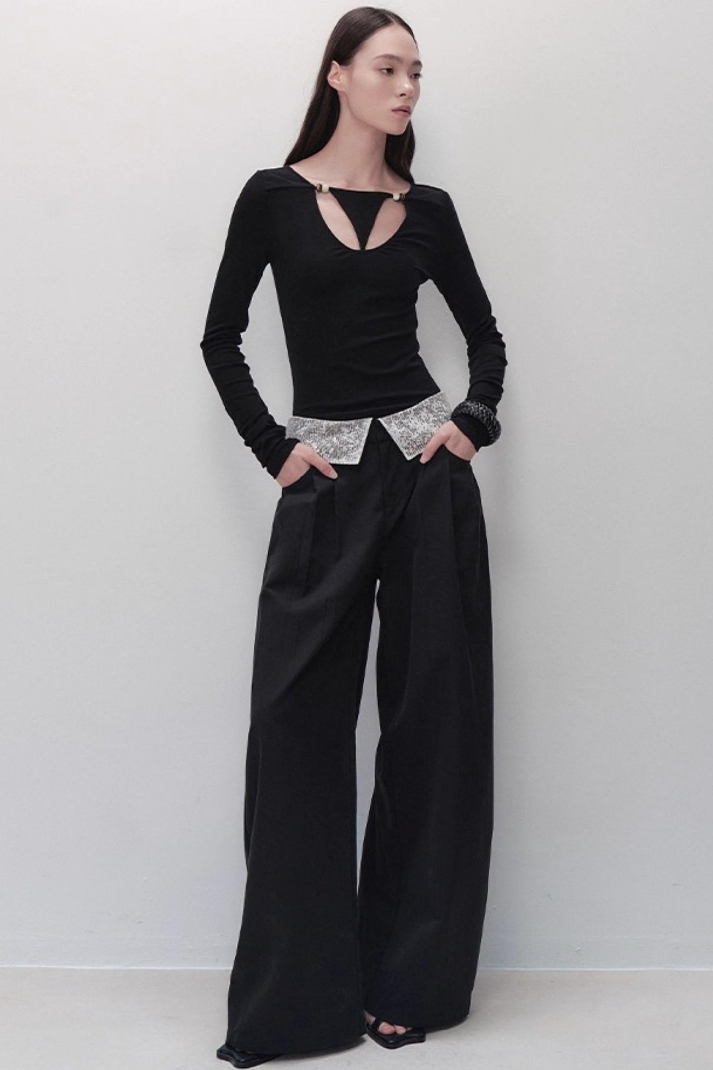 Dream Lace Wide-Leg Pants