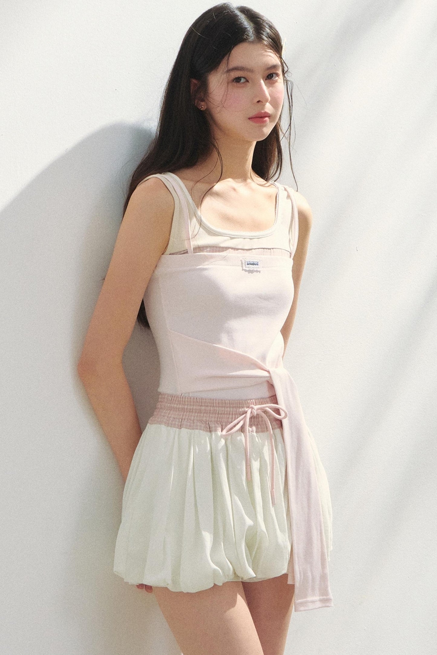 Retro Multicolor Layered Vest