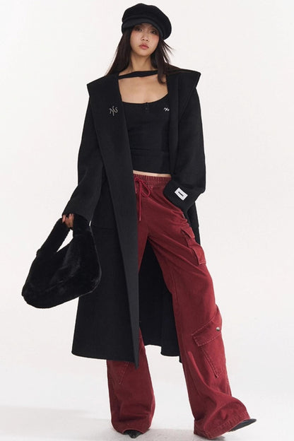 Red Vintage Cargo Pants