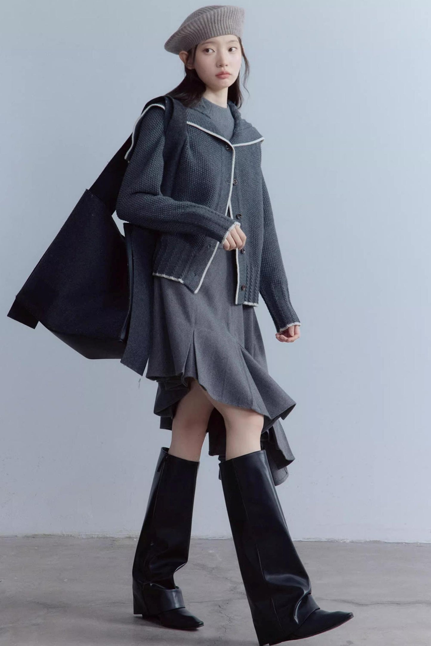 Handmade Crochet Knitted Beret