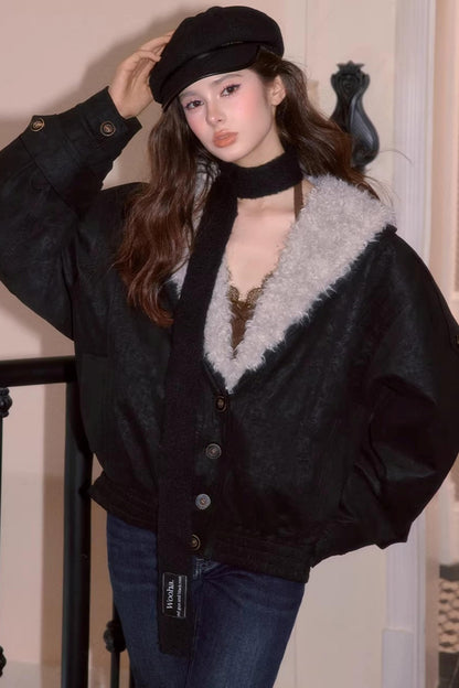 Faux Fur Vintage Jacket