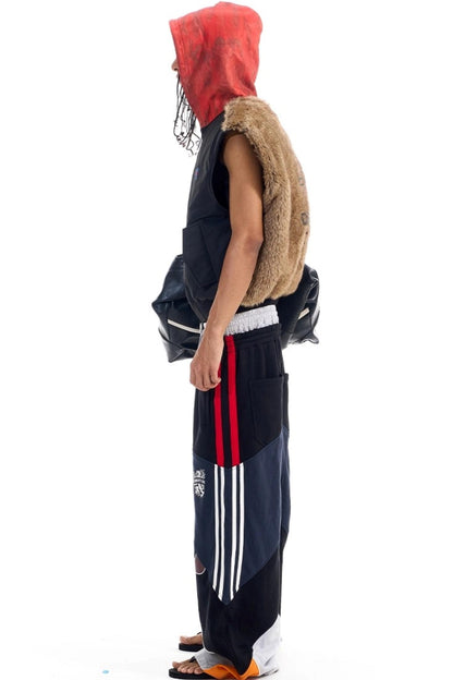 Patchwork Camouflage Hooded Jacket