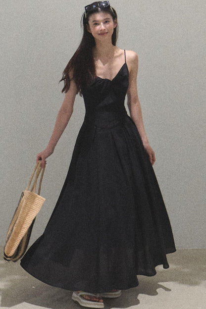 Vintage Ice Linen Camisole Dress