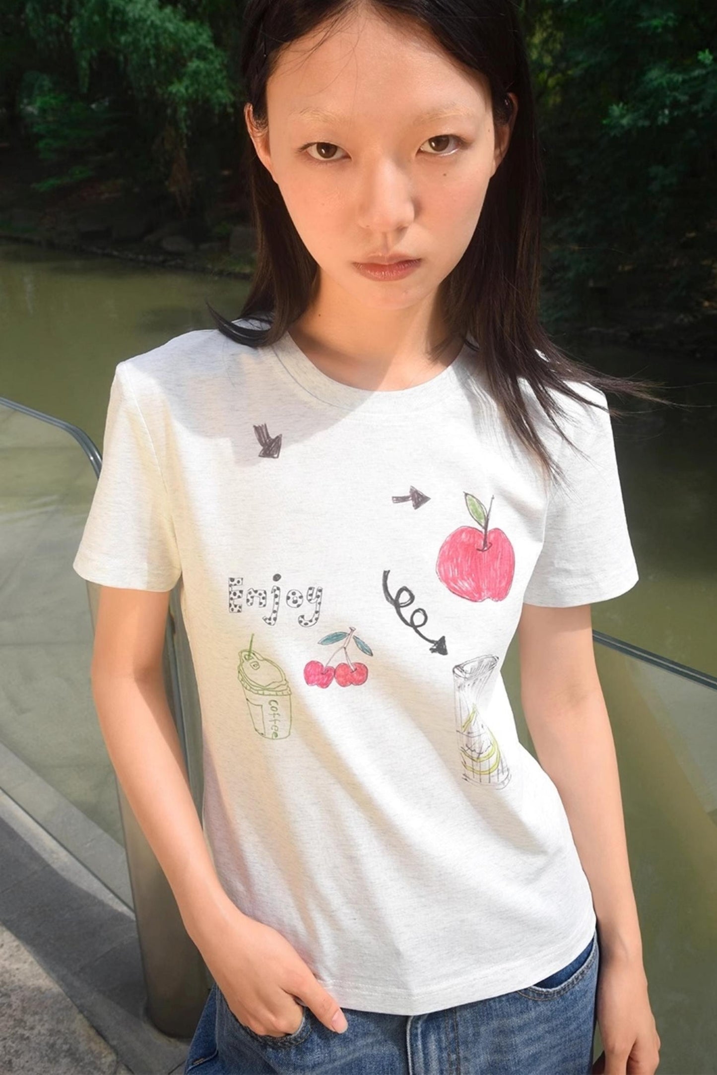 Blossom Gray T-shirt