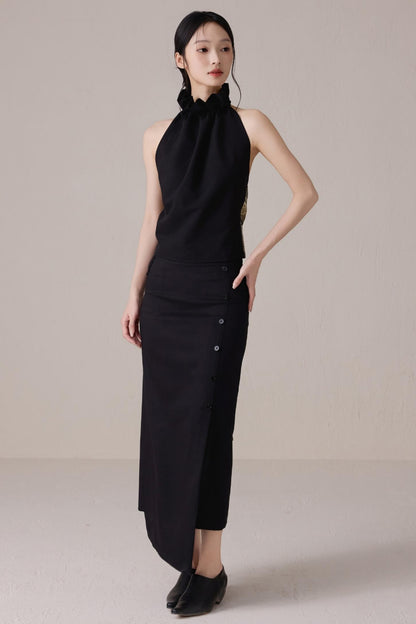 Black High-Waist Skirt