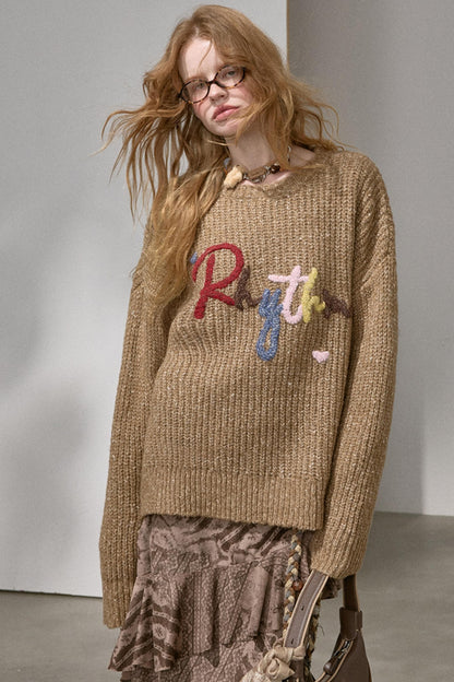 Cloud-Like Knit Pullover Top