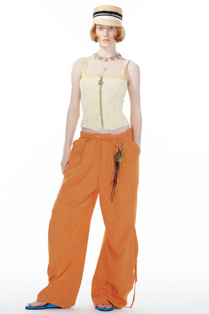 Light Yellow Lace Camisole