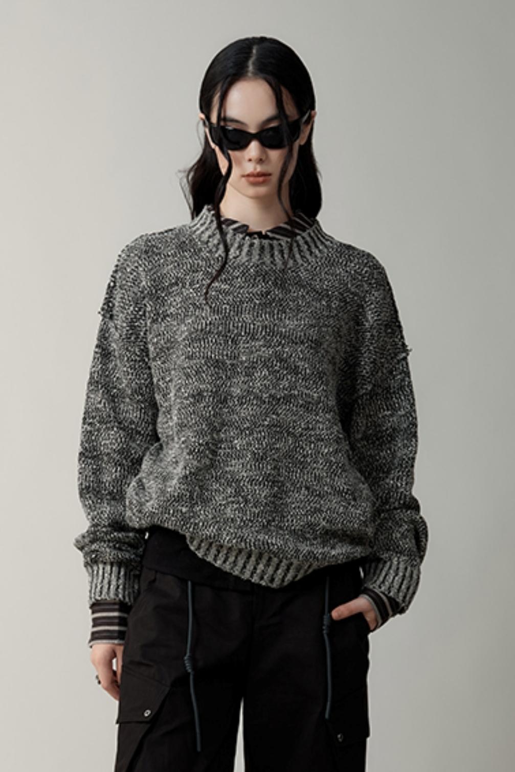 Luxury Blend Dropped Shoulder Sweater